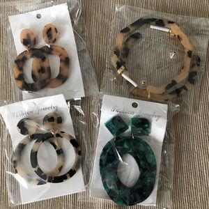NWT Acrylic Earring Bundle
